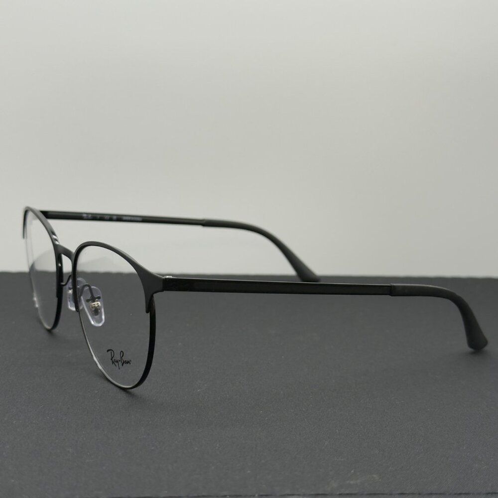 Ray Ban RB6375 2944 Matte Black Wire Eyeglasses Frames 51 18 145 - Picture 6 of 12